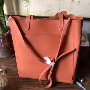 Madewell Medium Transport Leather Tote Bag